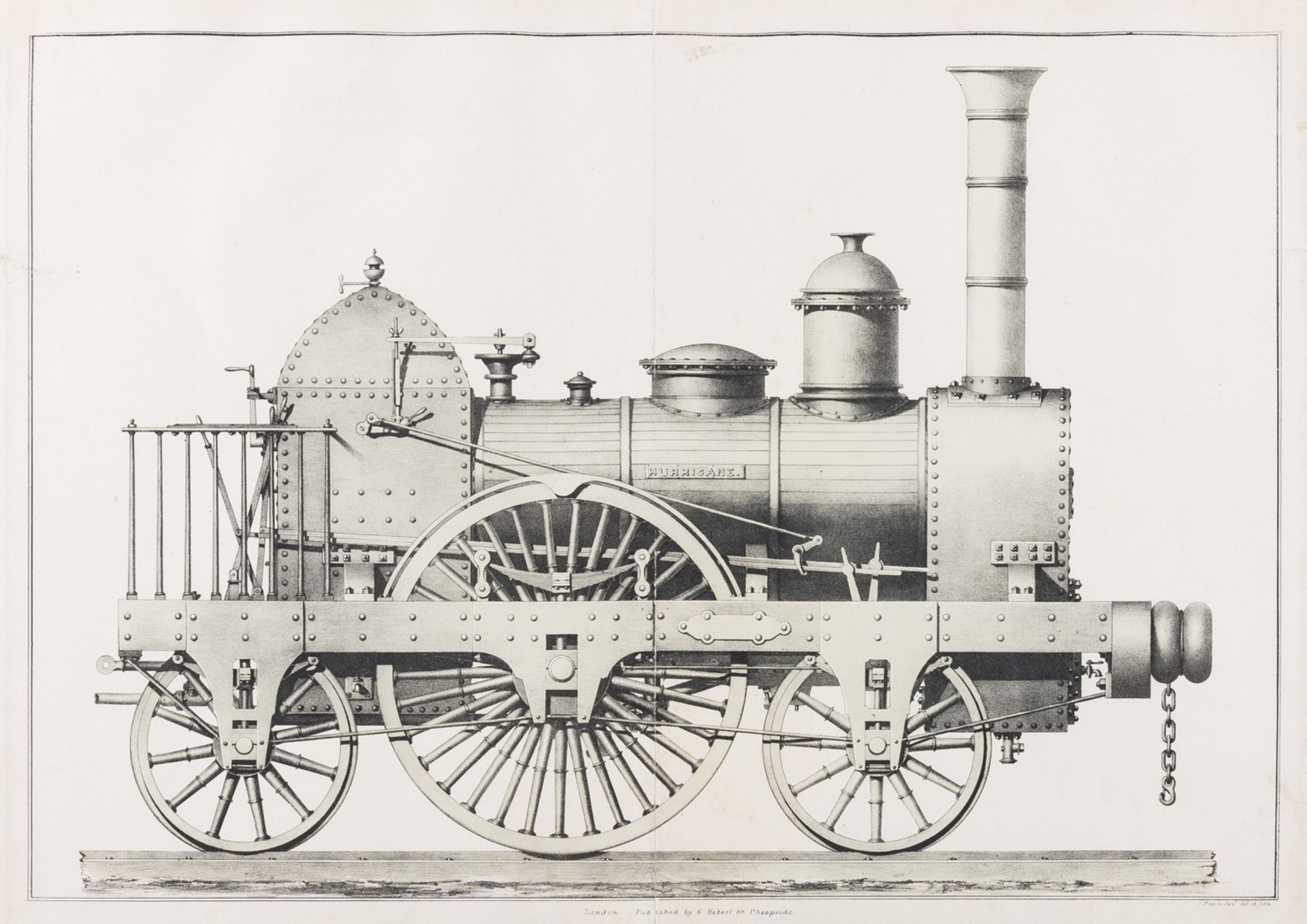 Early Railways.- [Beginning of the World's Railways (The): Technical Engravings], album of … - Image 2 of 2