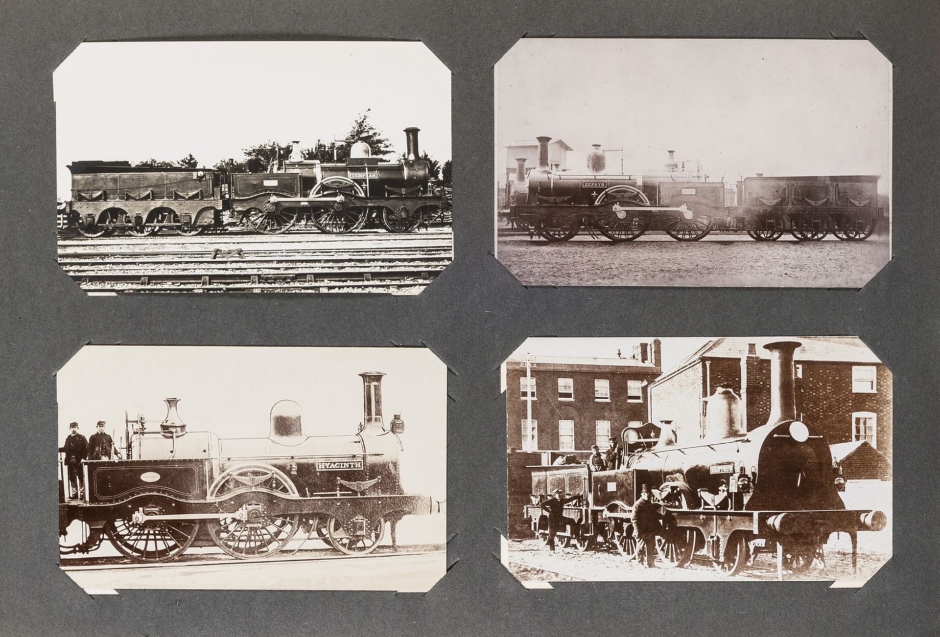 Railway Postcards.- A large collection of railway postcards, 1870-1950 (36 albums)