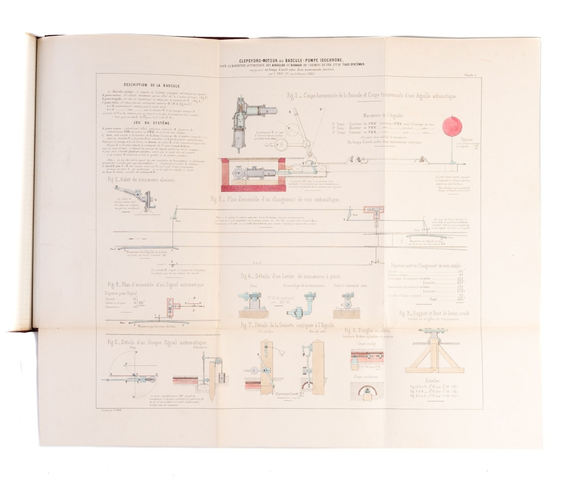 Prou (Victor) A Sa Majesté l'Empereur. Mémoire sur la suppression des Aiguilleurs des Chemins de … - Image 2 of 2