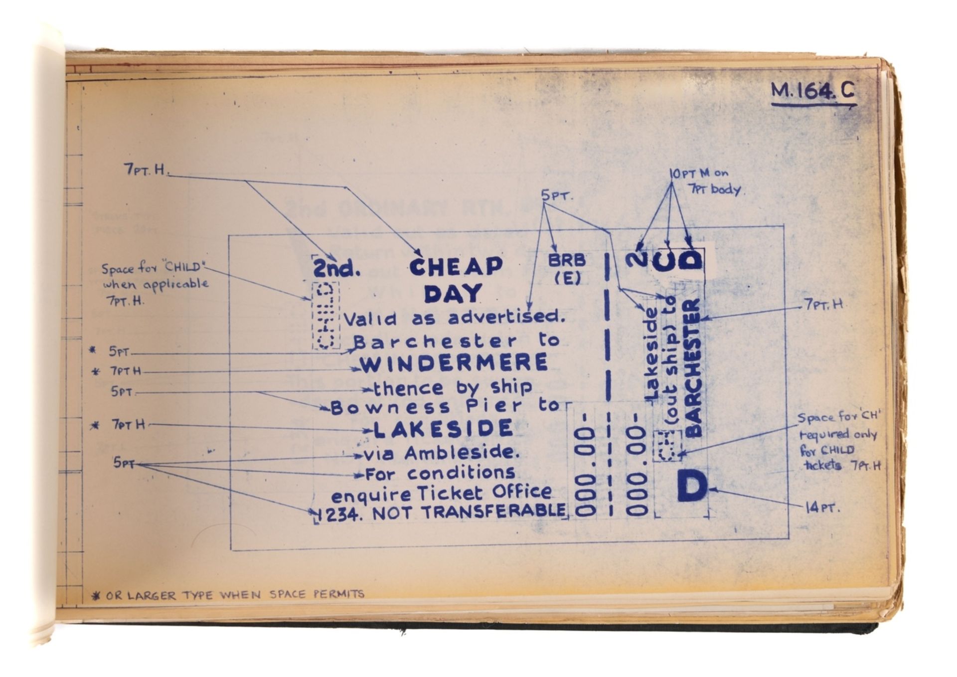 Railway Tickets.- Special Patterns, collection of over 200 "Edmondson" ticket pattern designs, …