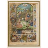 Workshop of the Master of the Geneva Latini.- Single leaf from an illuminated Book of Hours with …