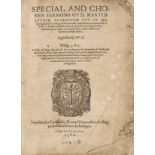 Luther (Martin) Special and chosen sermons, second edition of this selection of 34 sermons, By …