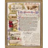 Australia.- South Australia Railways. 3 illuminated manuscript addresses to Joseph Henry Smith, …