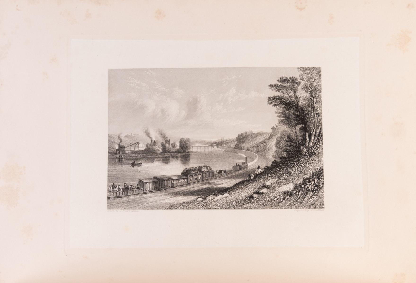 Carmichael (J.W.) and J.Blackmore. Views on the Newcastle and Carlisle Railway, first edition, …