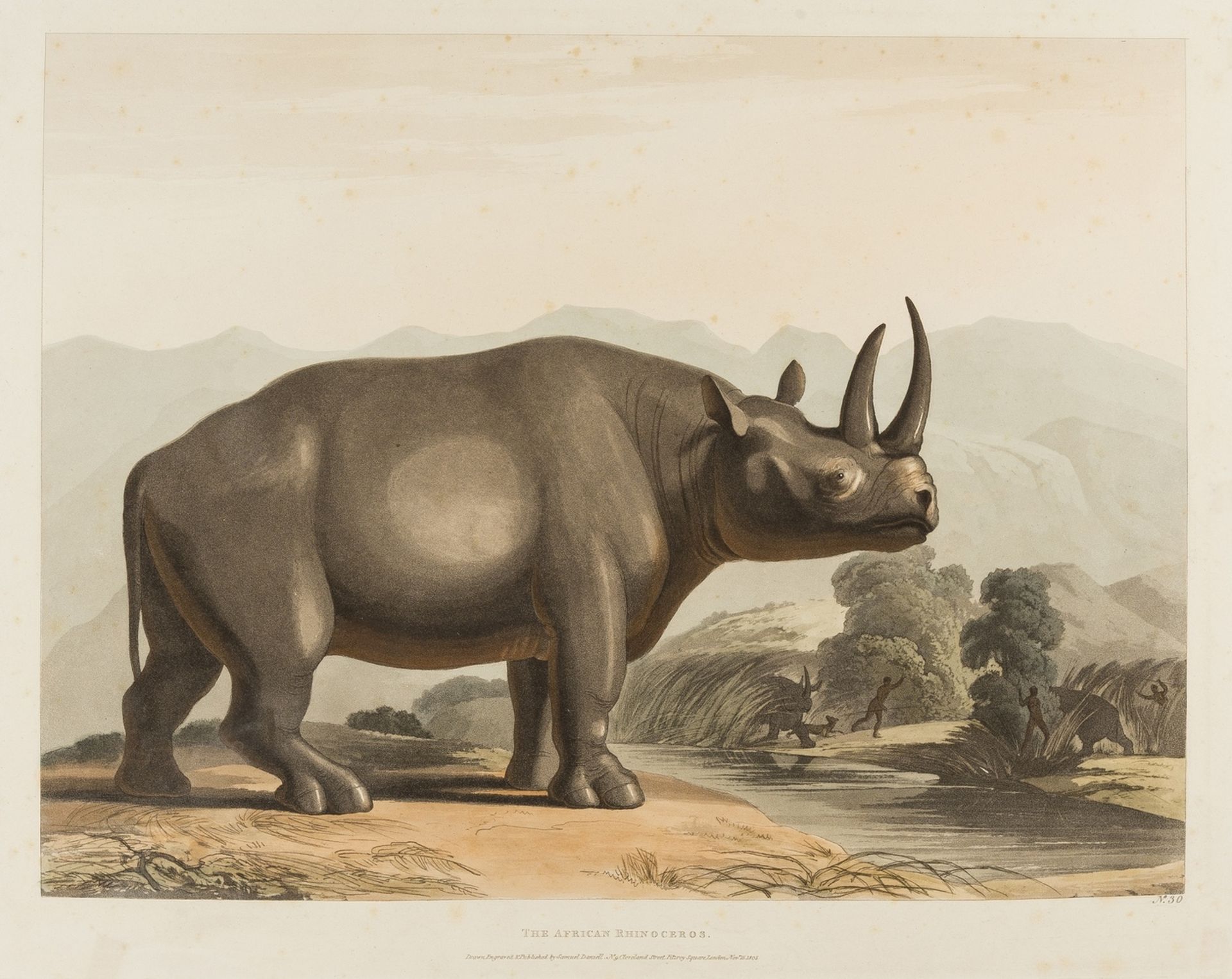 South Africa.- Daniell (Samuel) Ten plates from 'African Scenery & Animals', etchings and …