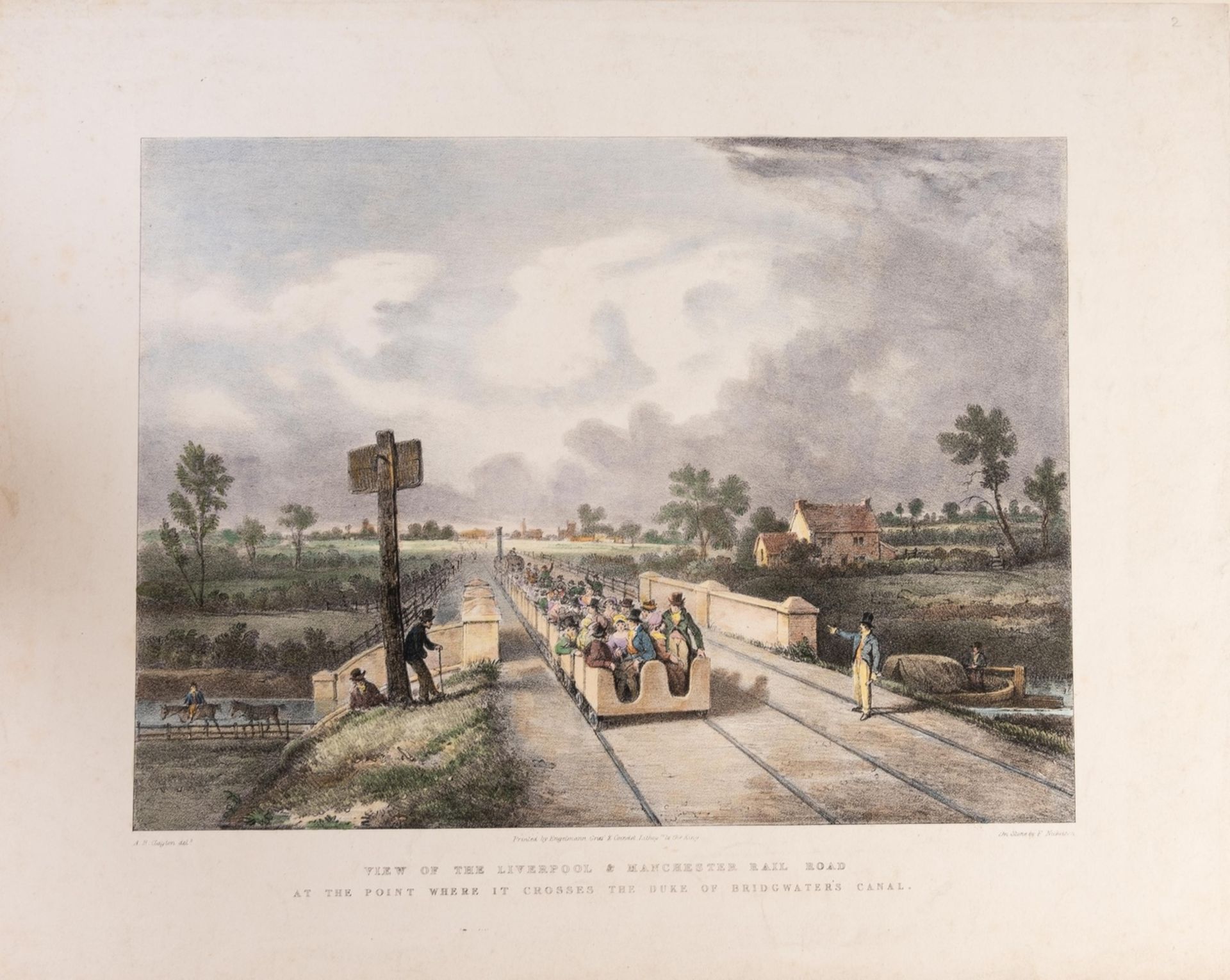 Clayton (Alfred B.) Views on the Liverpool and Manchester Railway, Part I [all published], …