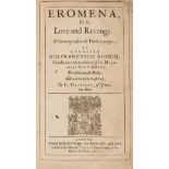 Biondi (Giovanni Francesco) Eromena, or, Love and Revenge, first English edition, translated by …