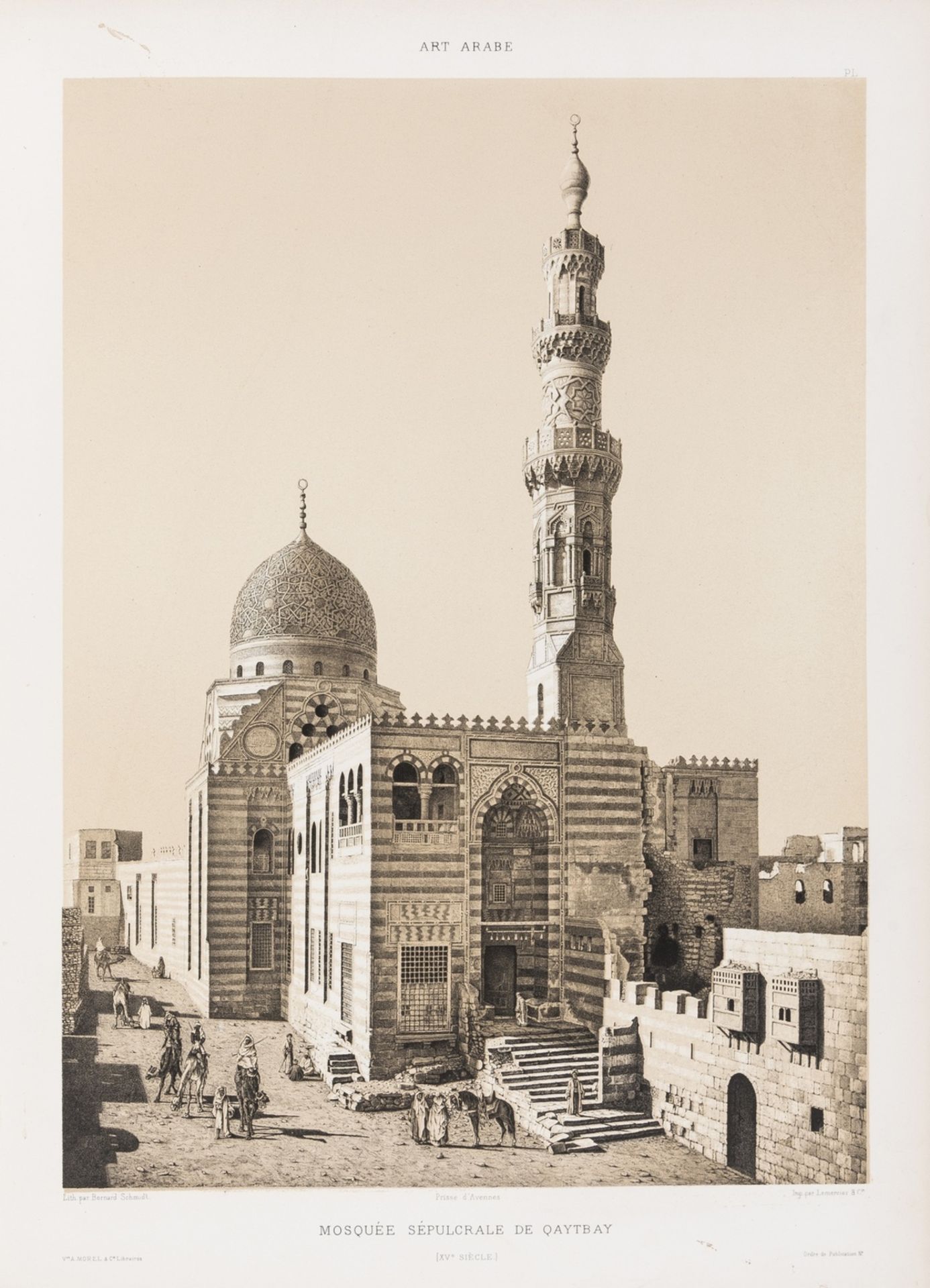 Middle East.- Prisse d’Avennes (Achille Constant T.Emile) L'Art Arabe d'apres les Monuments du … - Image 3 of 3