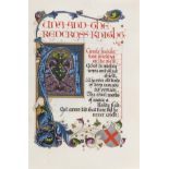 Binding & Calligraphic Manuscript.- Sangorski (Alberto).- Spenser (Edmund) Una and the Redcross …