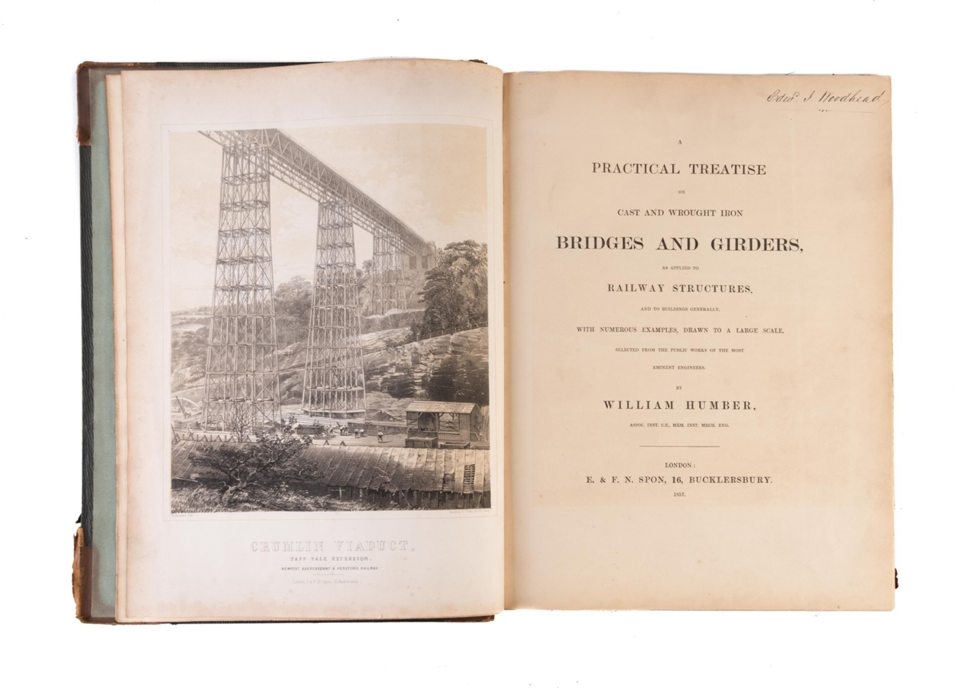 Humber (William) A Practical Treatise on Cast and Wrought Iron Bridges and Girders, as applied to …