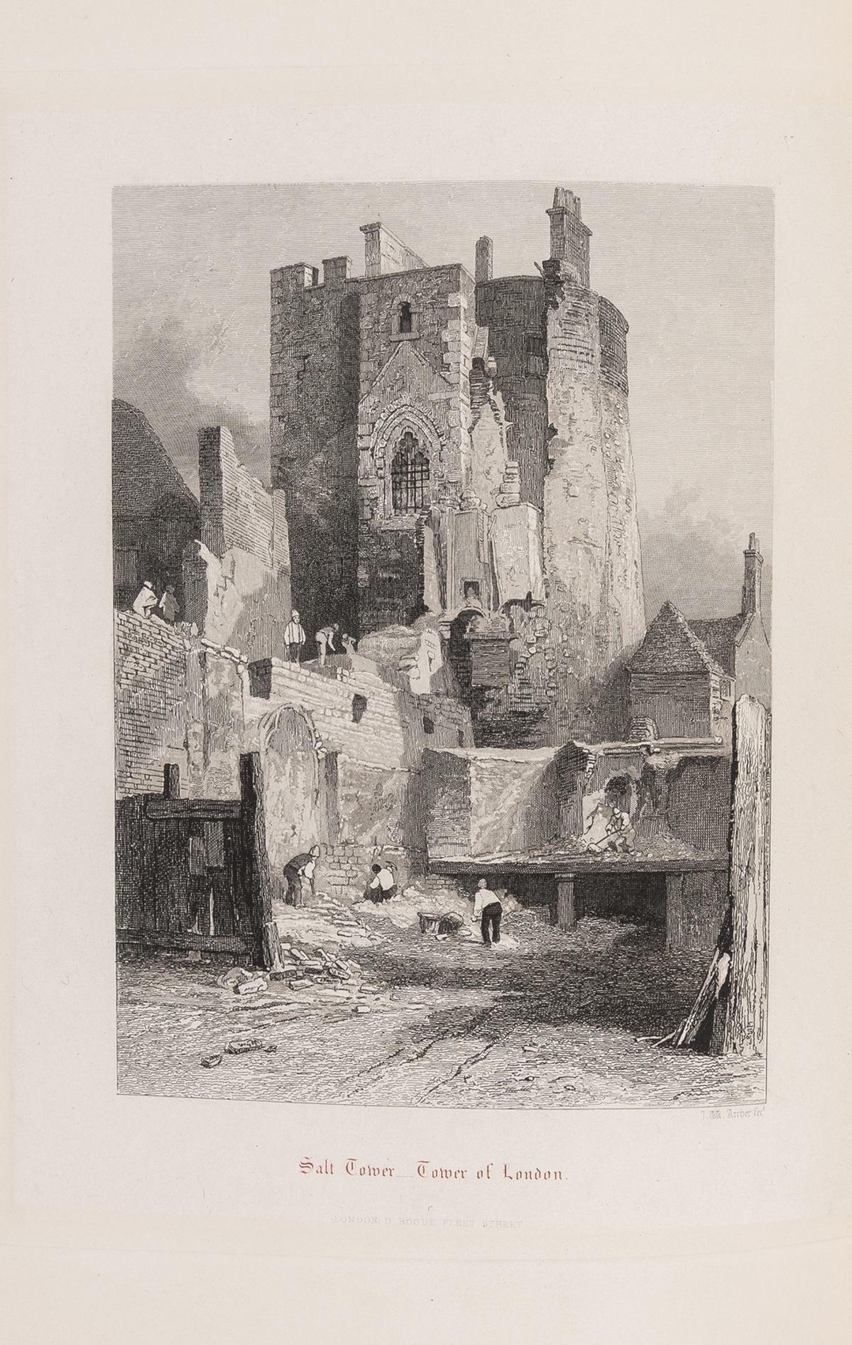 London.- Archer (John) Vestiges of Old London: A Series of Etchings from Original Drawings, 1851. - Image 2 of 2