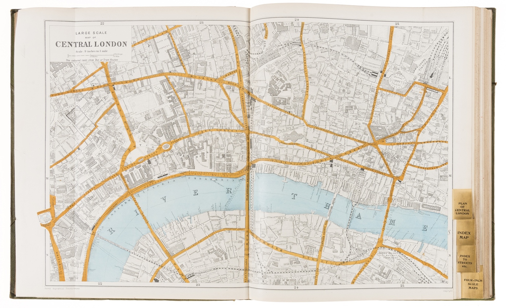 London.- Stanford (William, editor) Bacon's Large Scale Atlas of London and Suburbs (Revised … - Image 2 of 2