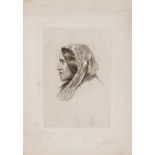 Literary portraits.- Collection of ten portraits of authors by various hands, [19th century] (10)