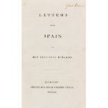 Spain.- Doblado (Don Leucadio) Letters from Spain, first edition, 1822.