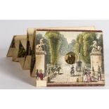 Paris.- Peepshow.- Promenade de Longchamp, Optique No. 4, Paris, c.1810.