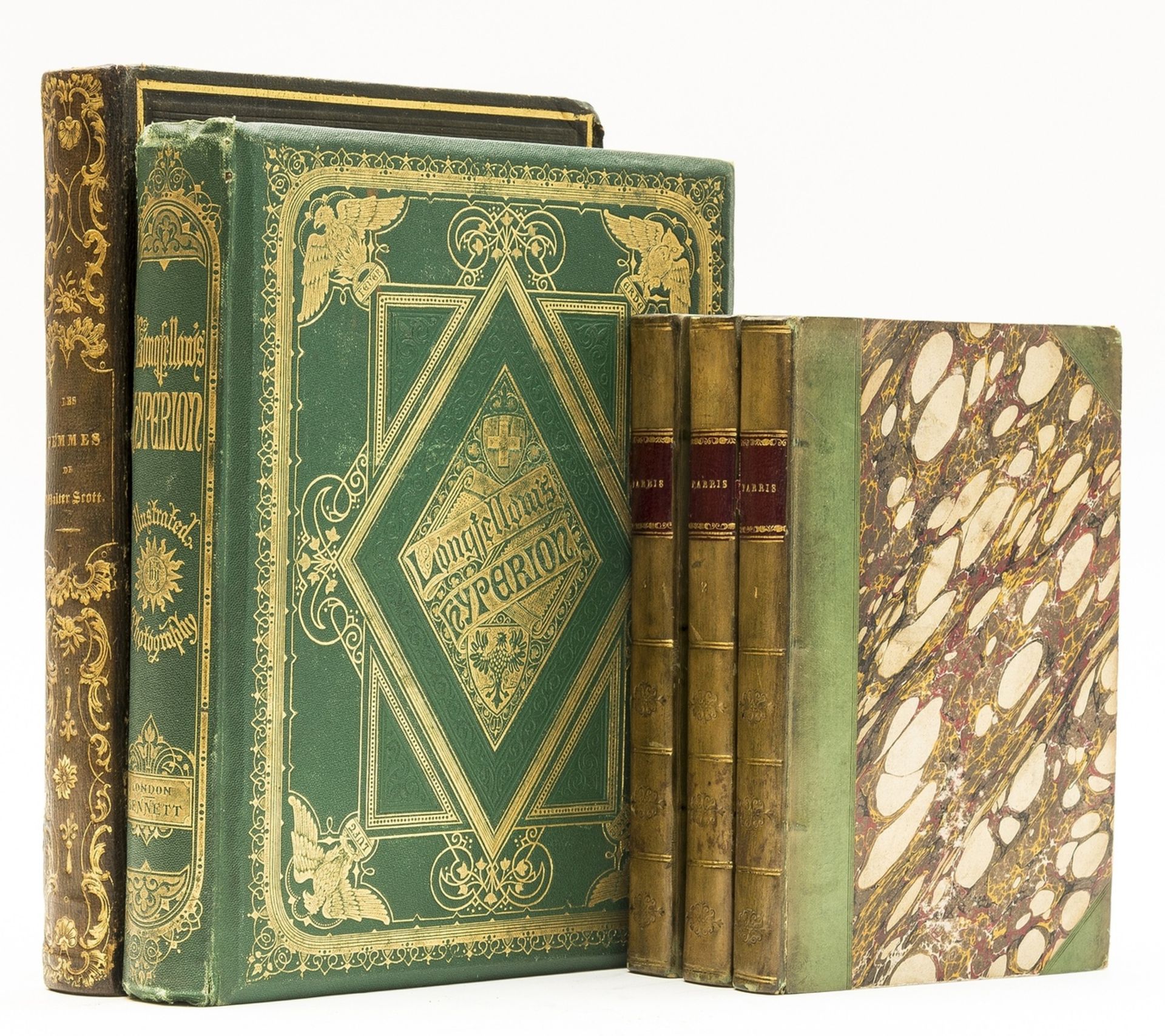 Bindings.- Scott (Sir Walter) Les Femmes, with arms of Queen Augusta first Empress of Germany to …