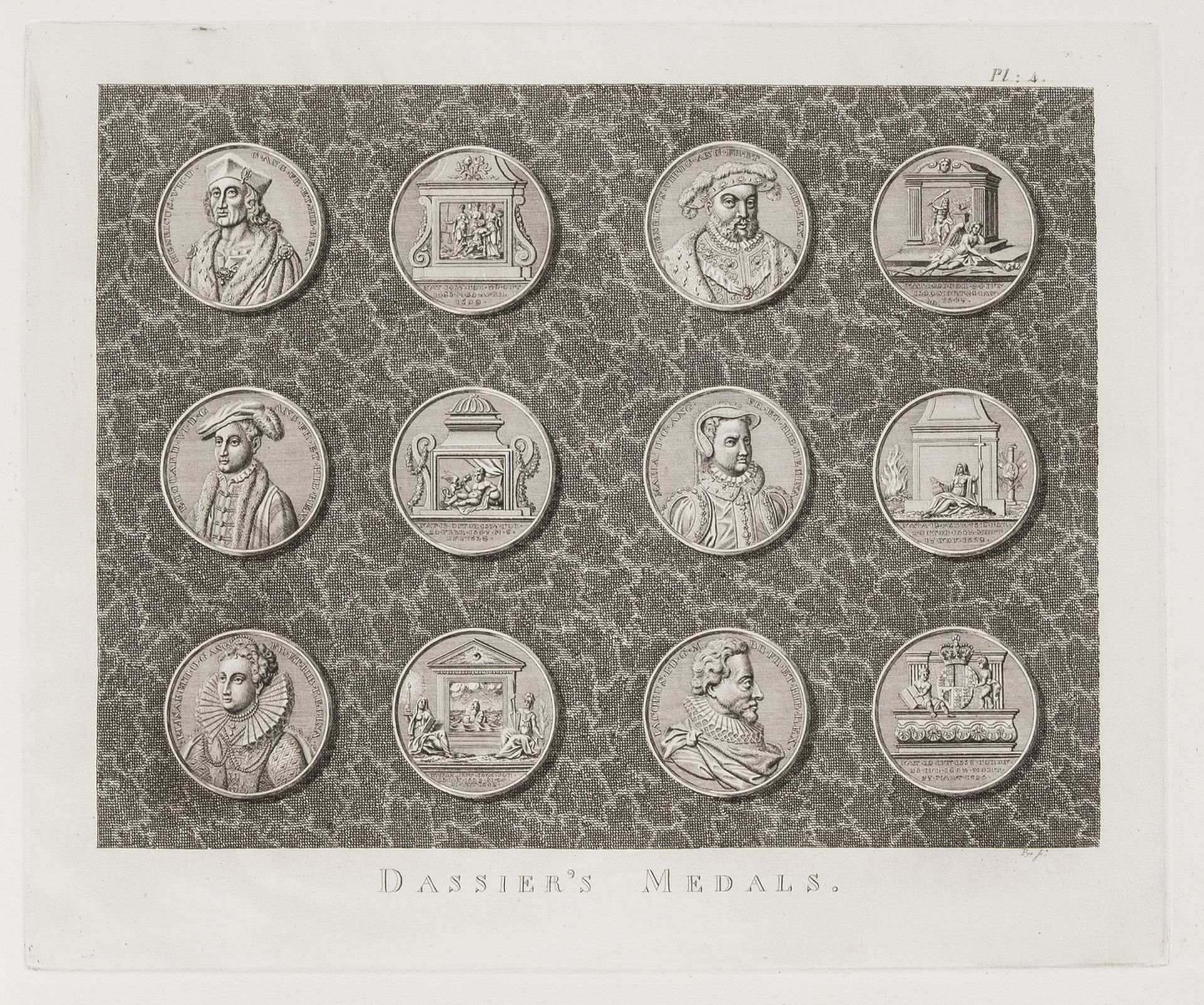 Medals.- Dassier (John [Jean] & Son) An explanation of Dassier's medals of the sovereigns of …