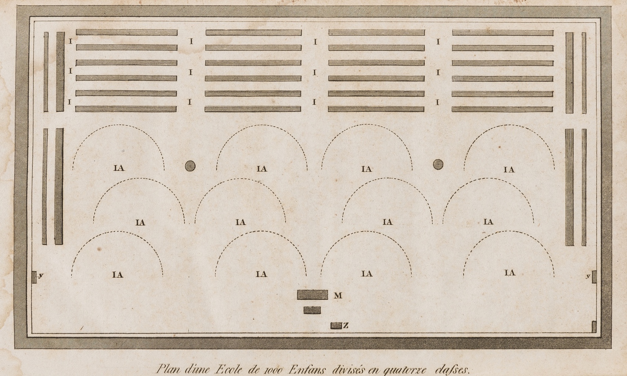 France.- Laborde (Comte Alexandre de). Plan d'éducation pour les enfans pauvres, d'après les deux …