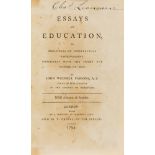 Parsons (John Weddell) Essays on education, or principles of intellectual improvement consistent …