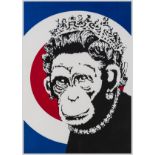 Banksy (b.1974) Monkey Queen