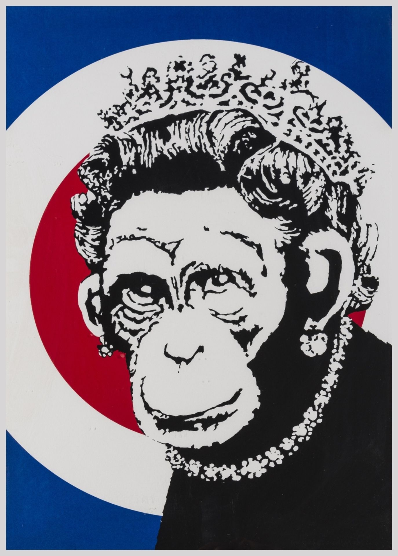 Banksy (b.1974) Monkey Queen