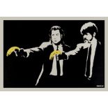 Banksy (b.1974) Pulp Fiction