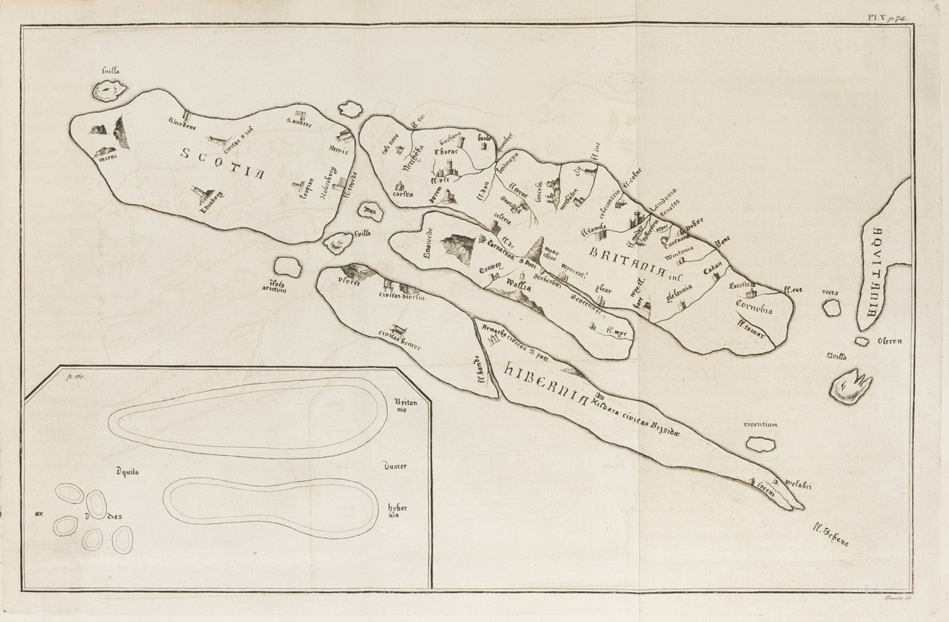 Britain.- Gough (Richard) British Topography..., 2 vol., first edition, 1780.