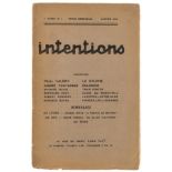 Periodical.- Intentions, 17 issues, Paris, 1922-1924