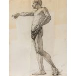 Fearon (Percy Hutton) "Poy". Sixteen academic nude studies, black chalks, [1890s]; and two others …