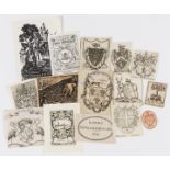 Bookplates.- Collection of c.1500 bookplates and book-labels, [18th - 20th centuries].