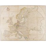 Europe.- De Bouge (J. B.) Carte d'Europe, suivant les derniers Traites, 1837.