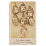 Greece.- Dilessi murders.- The Seven Heads of the Greek Brigands, London Stereoscopic Co., 1870.