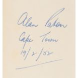 Paton (Alan) Cry, the Beloved Country, first American edition, signed by the author, dated …