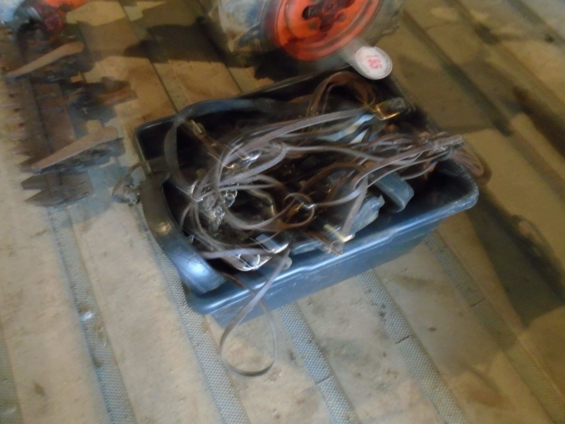 Container of horse tack