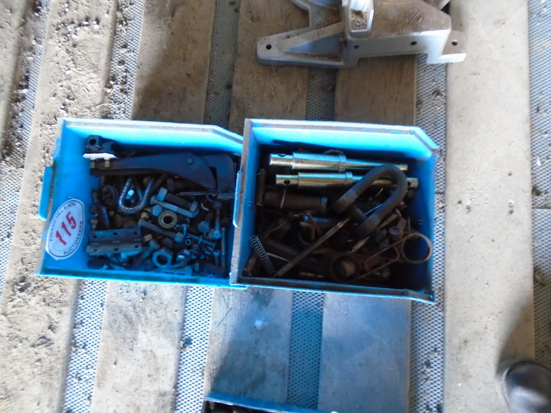 2 Trays of nuts & bolts