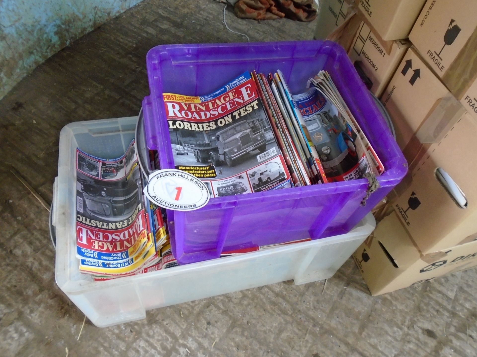 2 Boxes various vintage magazines