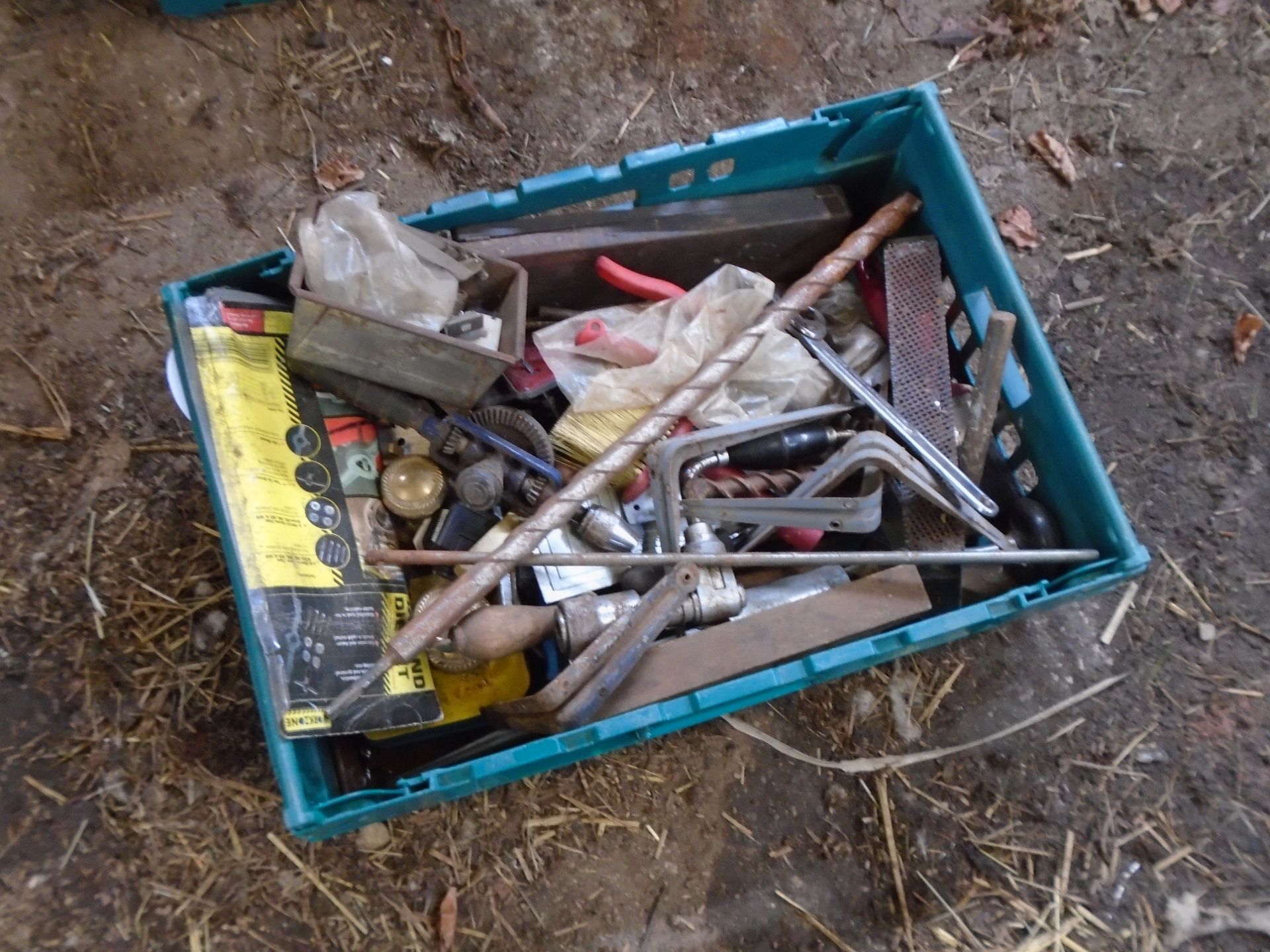 Box of hand drills etc