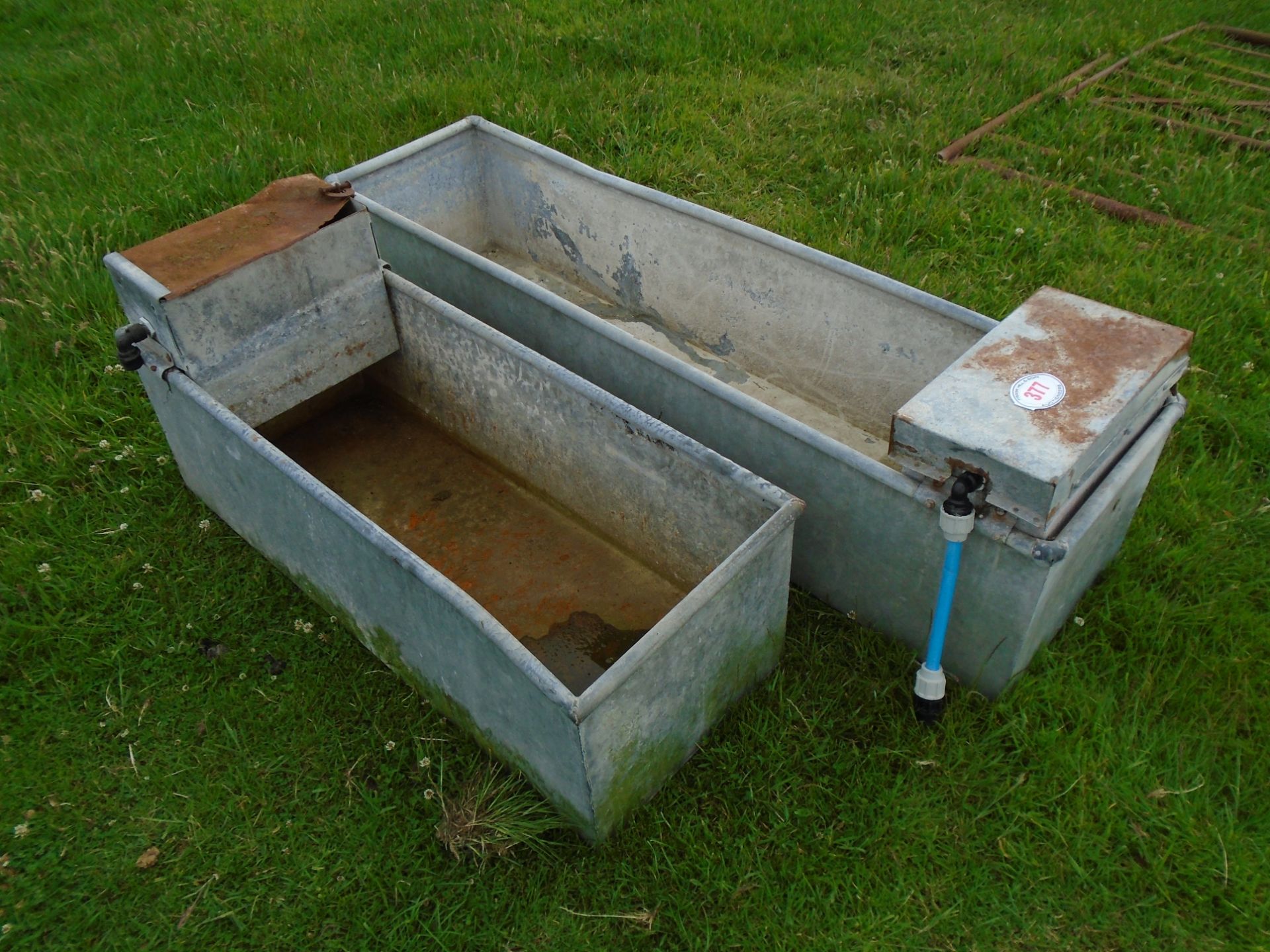 2 Water troughs