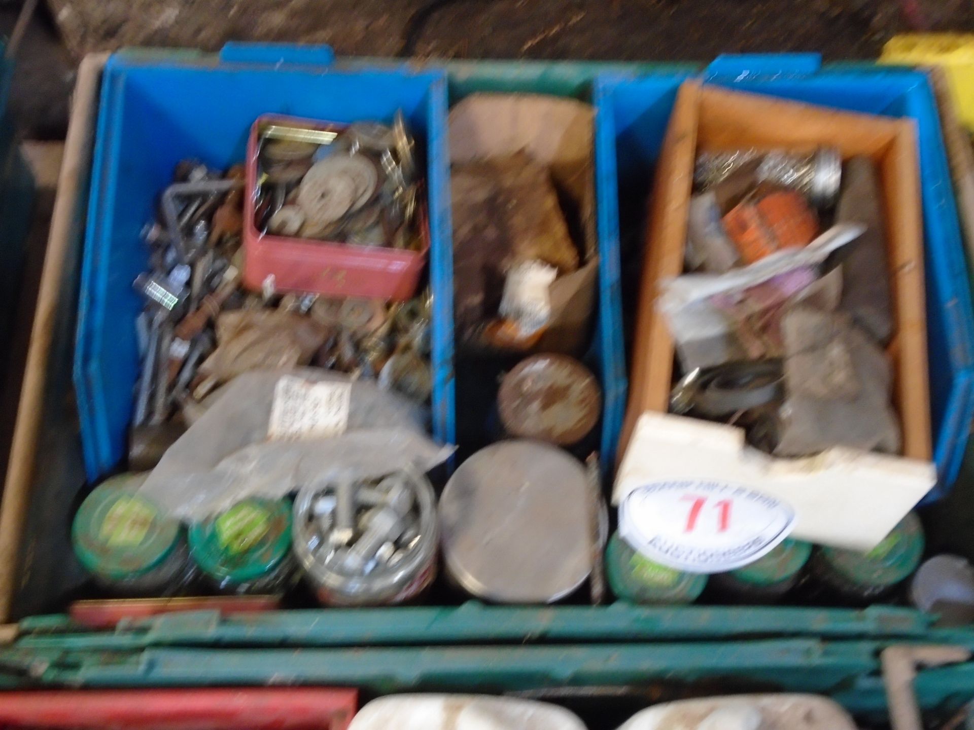 Box of bolts & washers etc