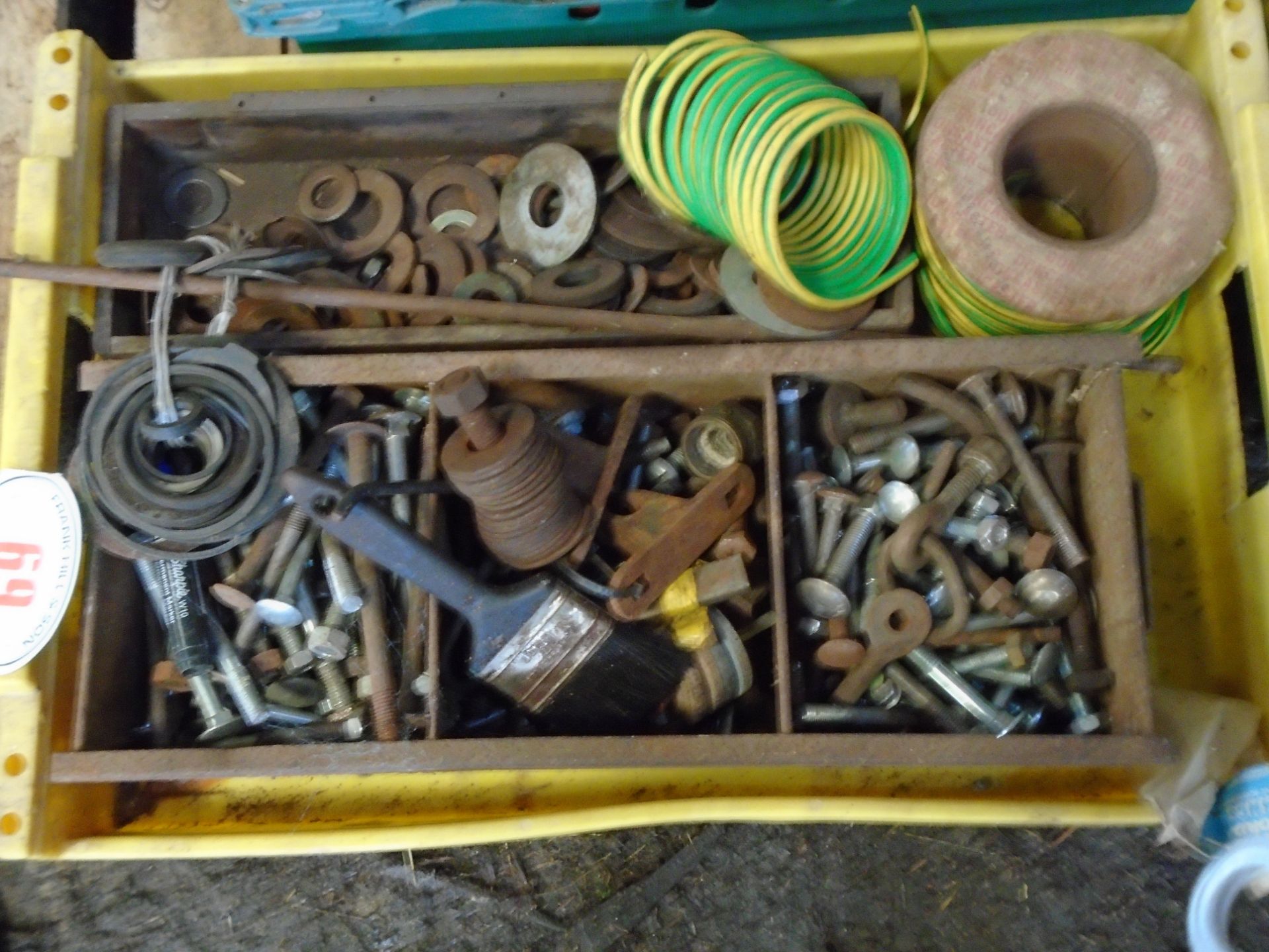 Box of bolts etc