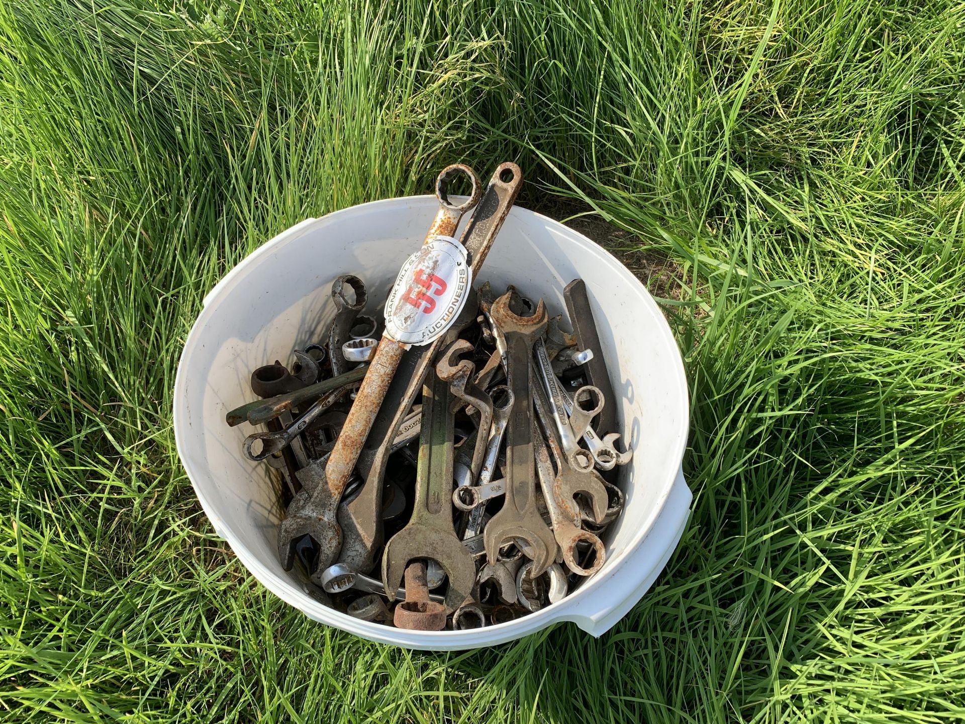 Tub of spanners