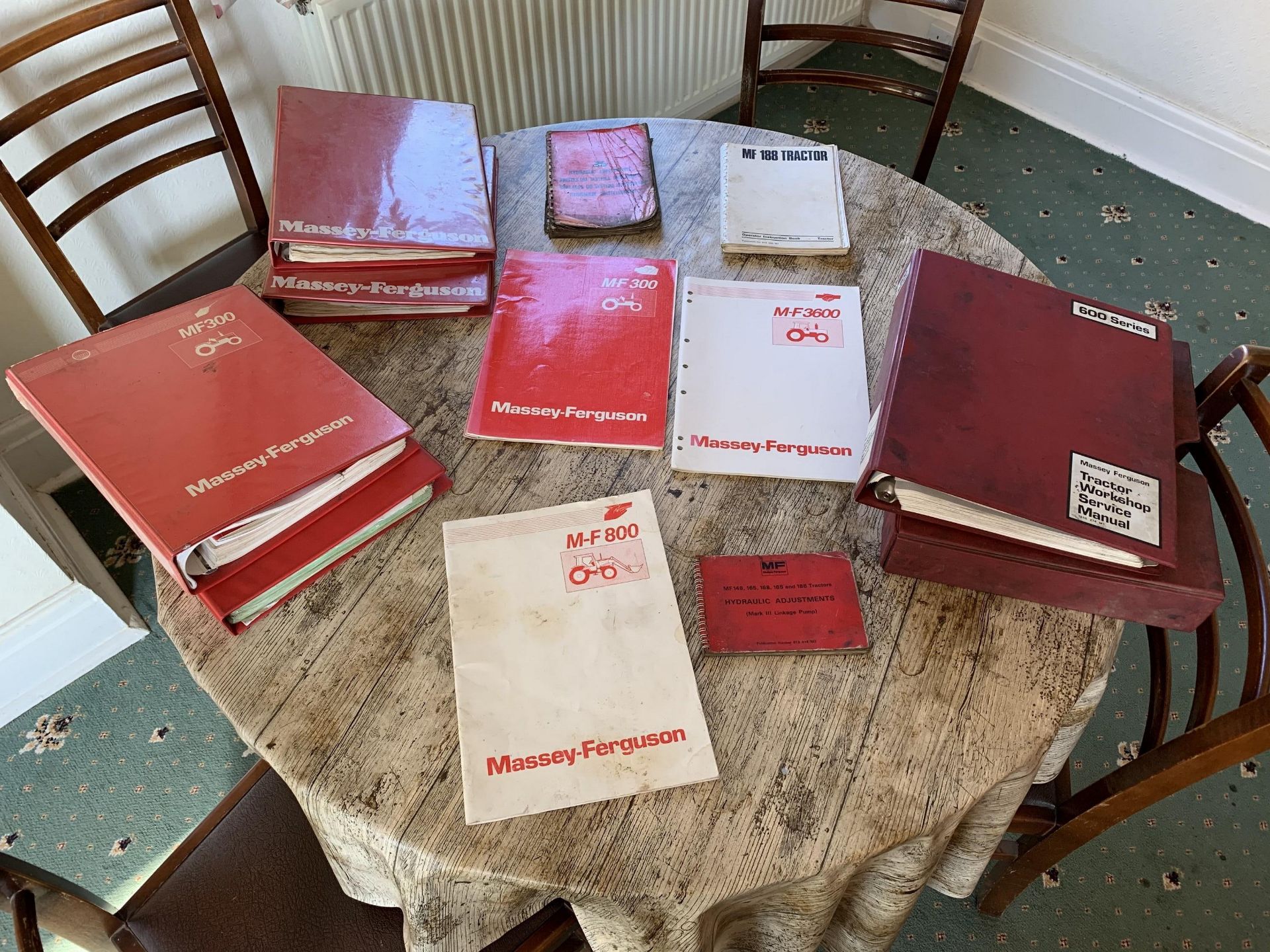 Quantity of Massey Ferguson manuals
