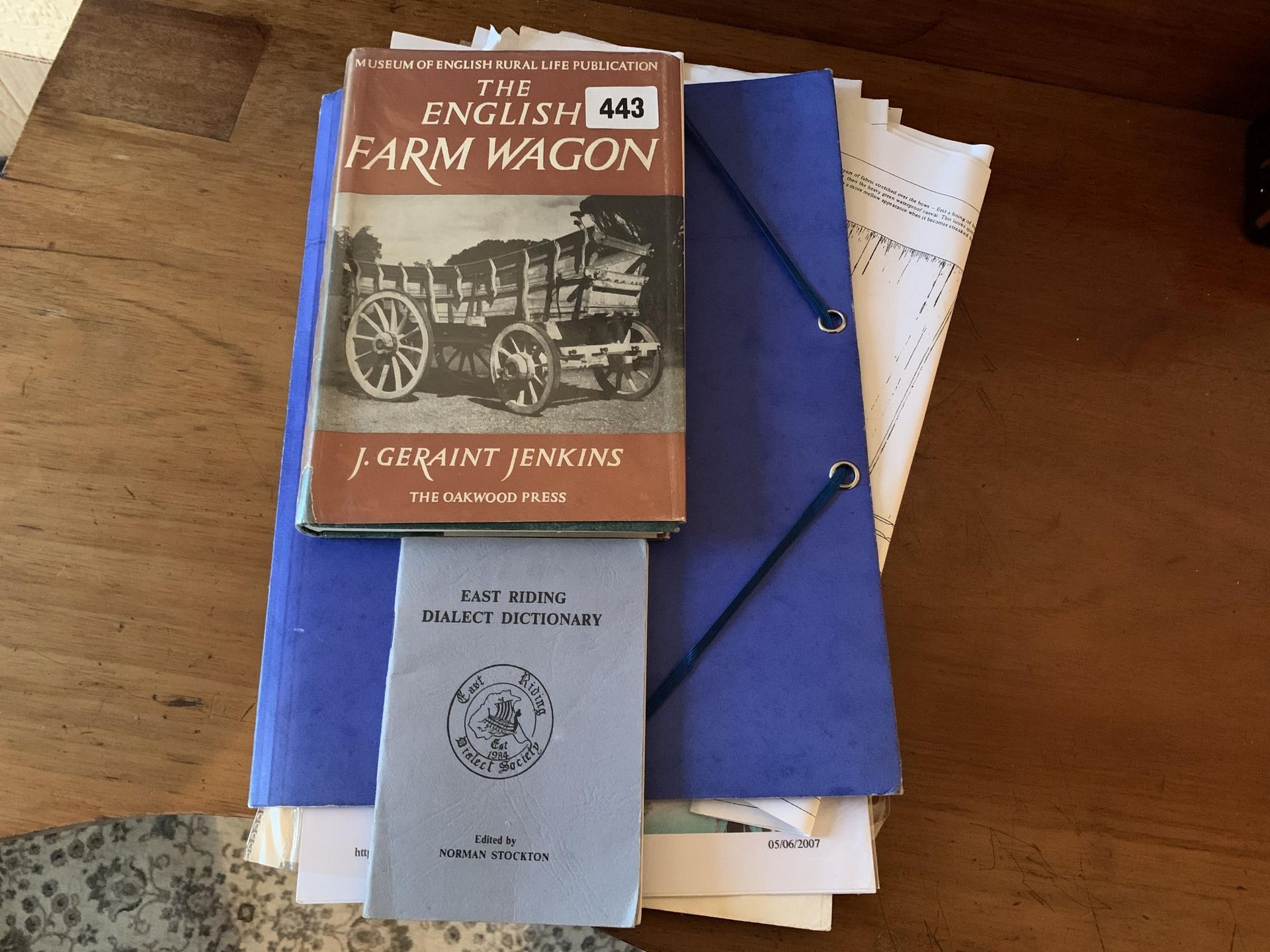 2 booklets Easr Riding dialect & The English Farm Wagon