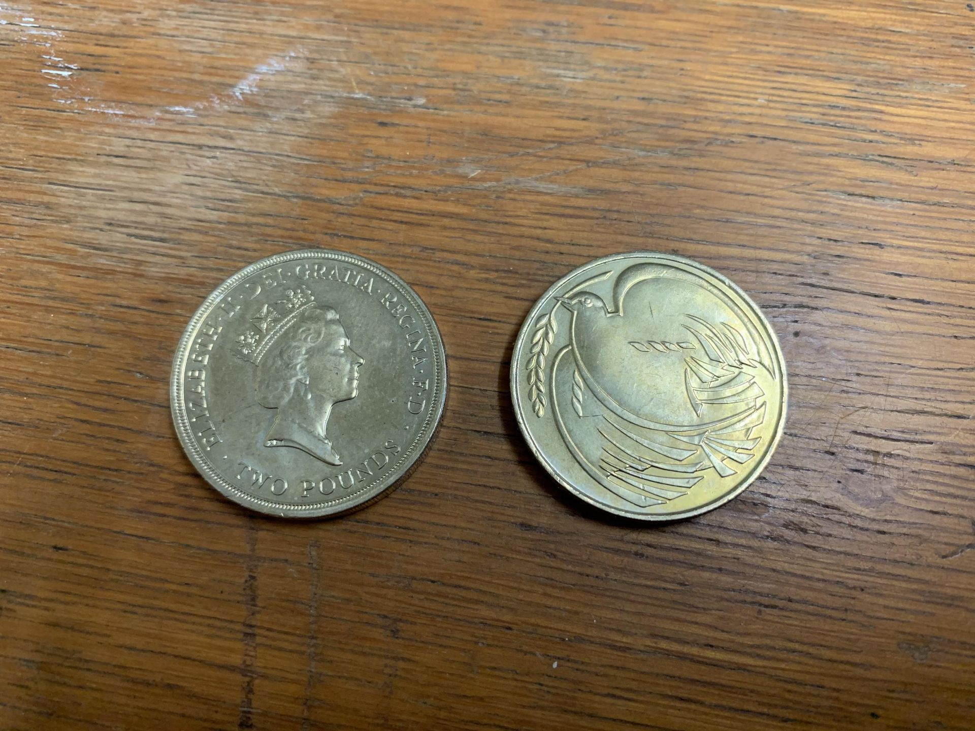 Pair of 1995 Commemorative £2 coins