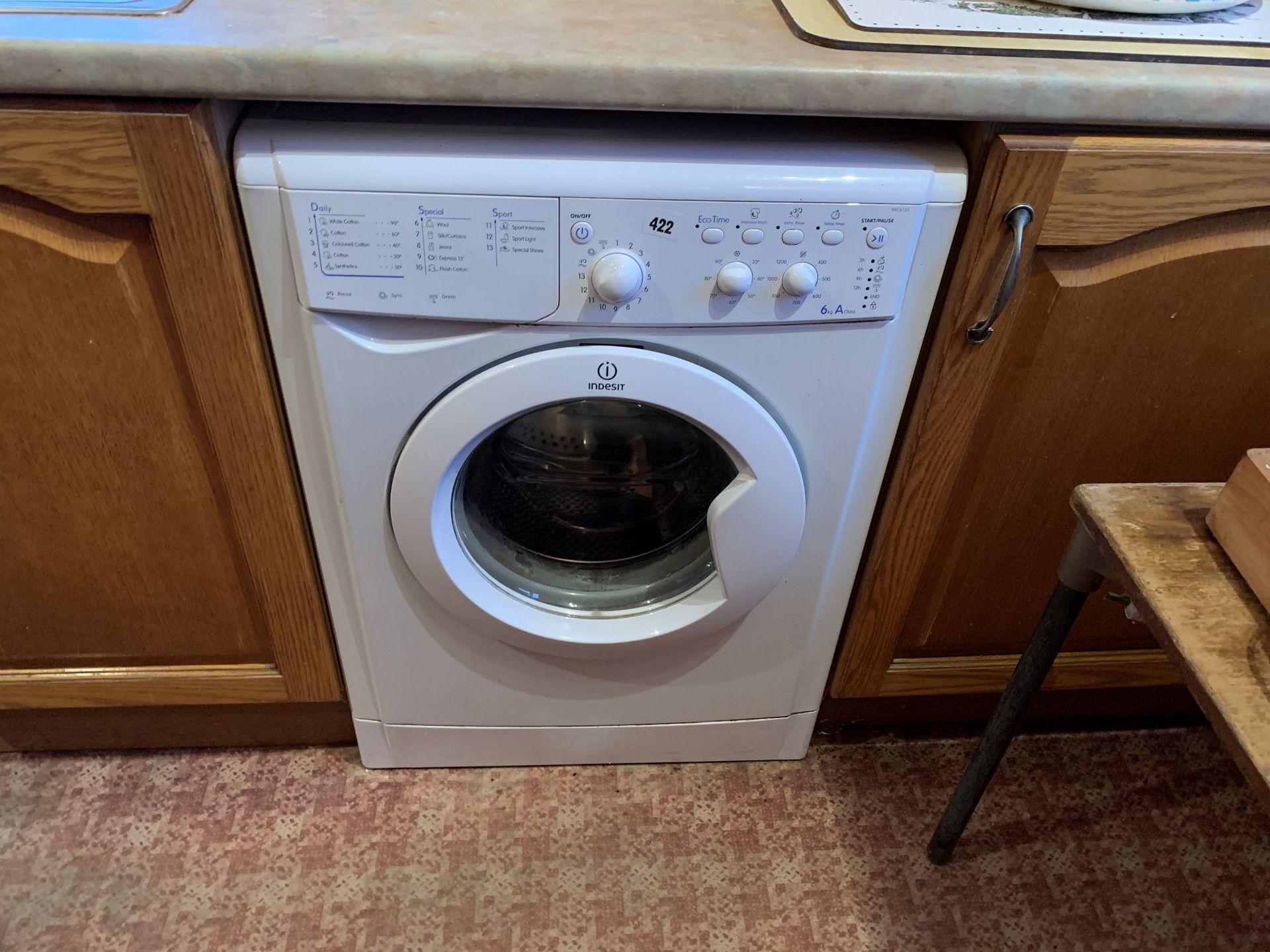 Indesit washing machine - buyer to uninstall