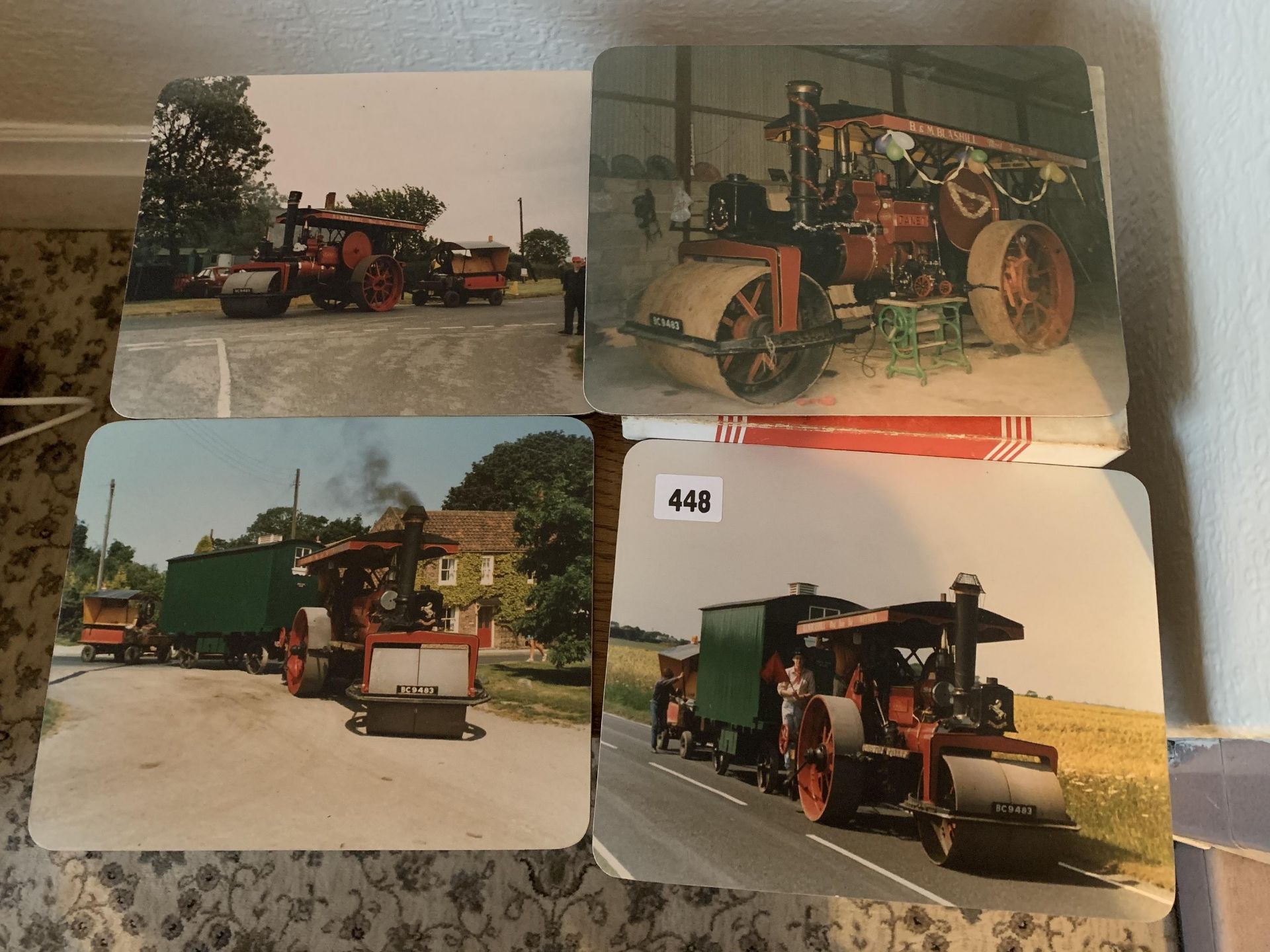 4 Welwick steam roller 'Janet' place mats & others