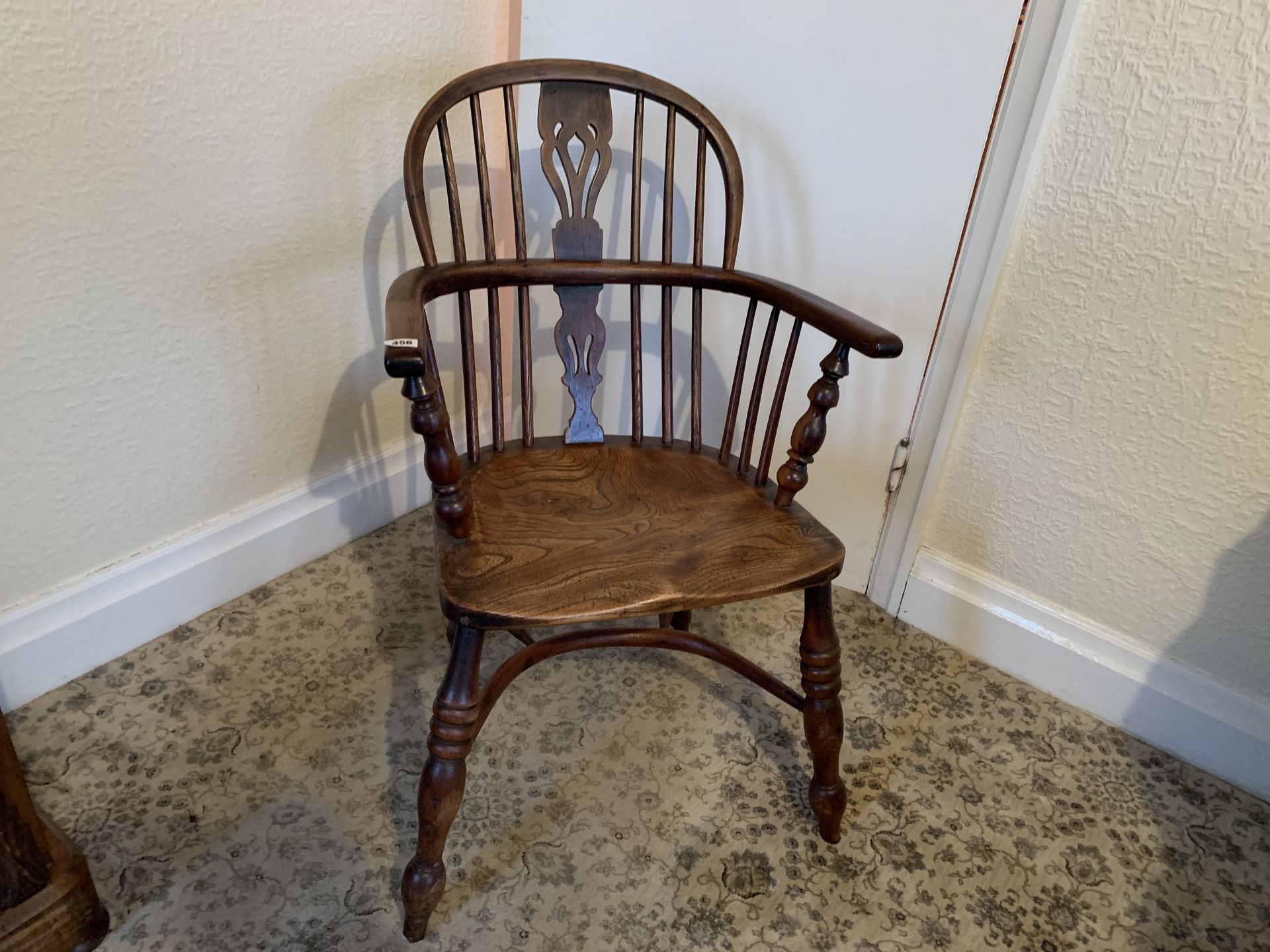 Small Windsor chair with crinoline stretcher