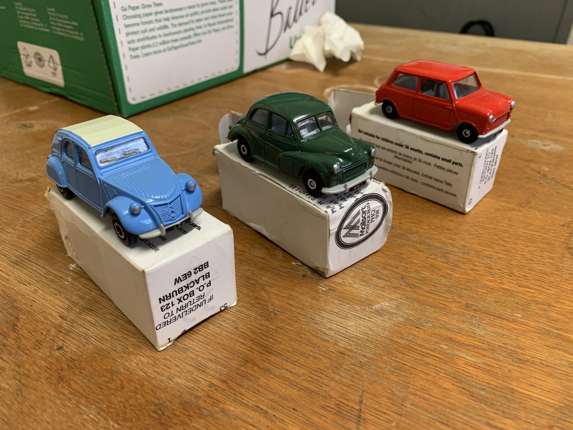 3 Corgi boxed model cars