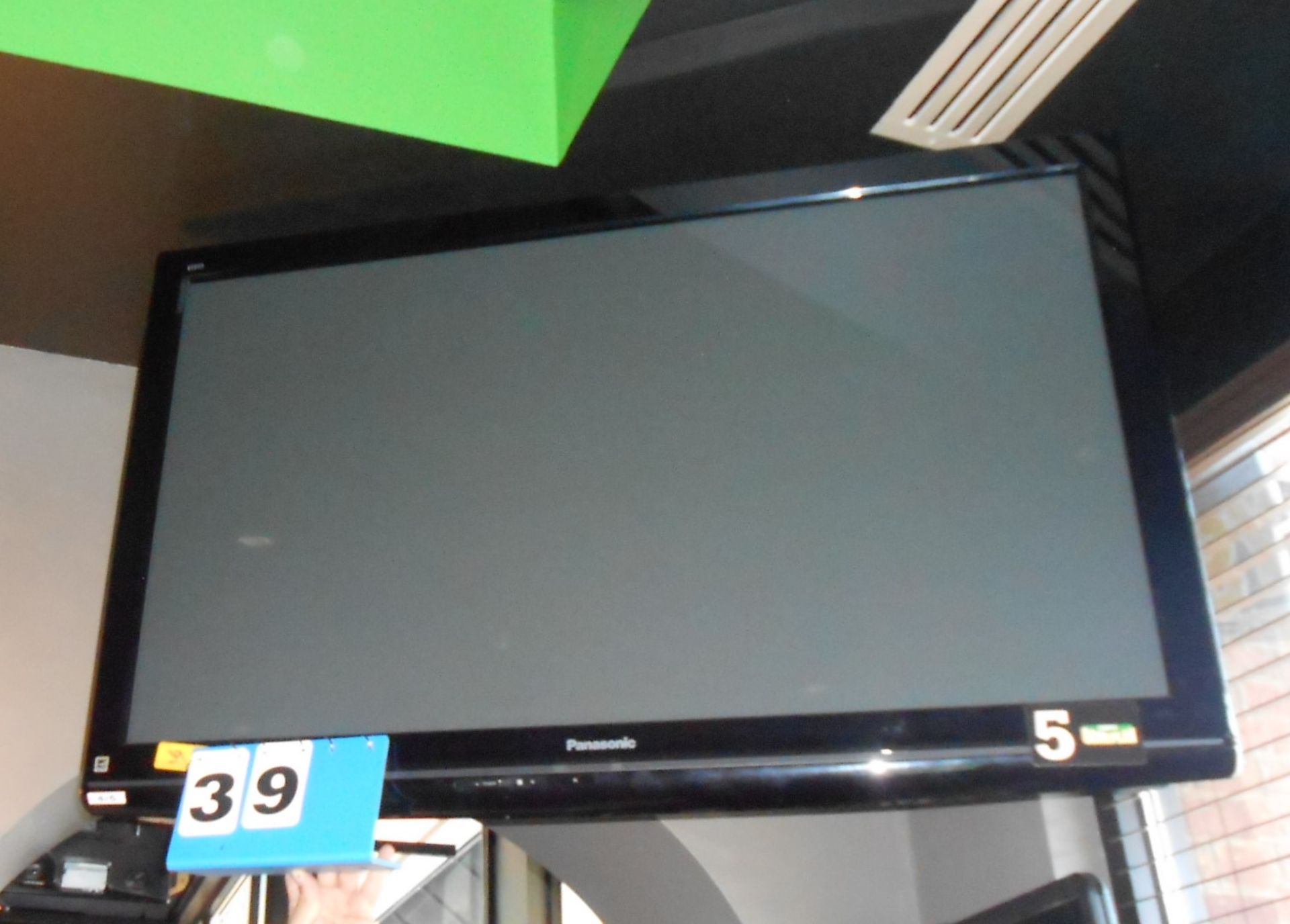 Panasonic 50" Flat Screen TV w/Wall Mount