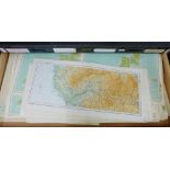 Scotland - A quantity of early 20th century ordnance survey maps, Bartholomew